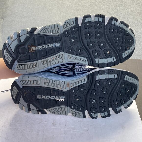 Brooks Addiction mens Running Shoes Grey Blue Blackened, size 11,Comfort - Picture 4 of 16